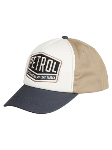 Petrol Industries Cap in Beige/ Anthrazit