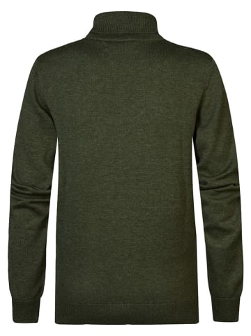 Petrol Industries Pullover in Dunkelgrün