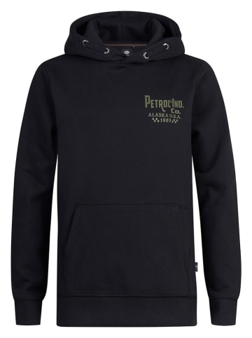 Petrol Industries Hoodie in Schwarz