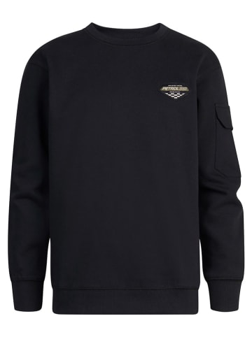 Petrol Industries Sweatshirt in Schwarz