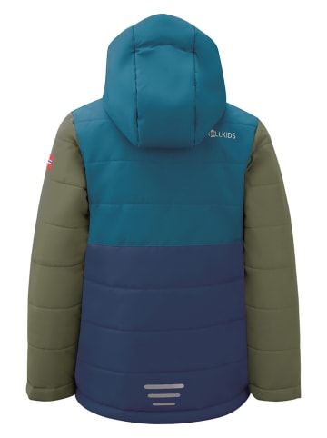 Trollkids Ski-/ Snowboardjacke "Hemsedal" in Dunkelblau/ Khaki