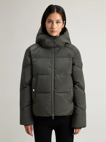 Woolrich Daunenjacke in Dunkelgrün