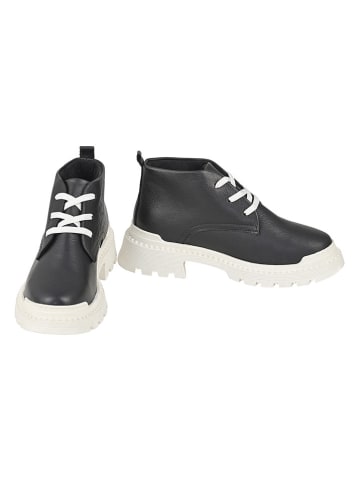 Moosefield Leren enkelboots zwart
