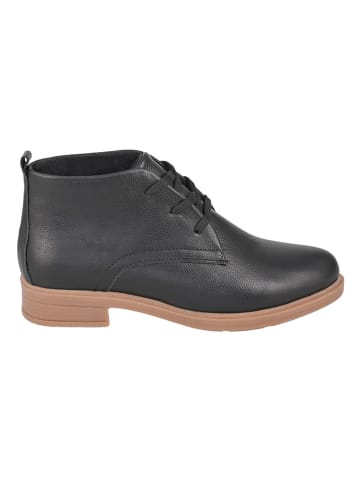 Moosefield Leren enkelboots zwart