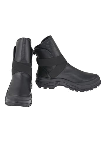 Moosefield Leder-Boots in Schwarz