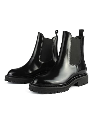 loft37 Leren chelseaboots "Dark Wanderer" zwart