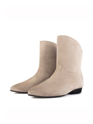 loft37 Leren boots "Gimme Shelter" beige