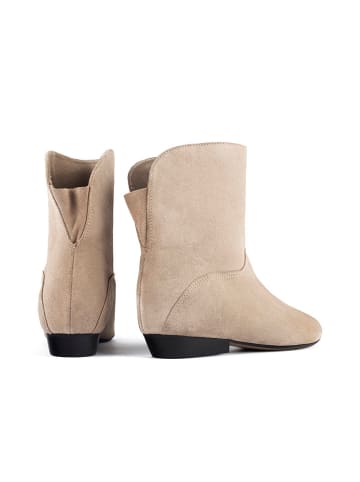 loft37 Leren boots "Gimme Shelter" beige