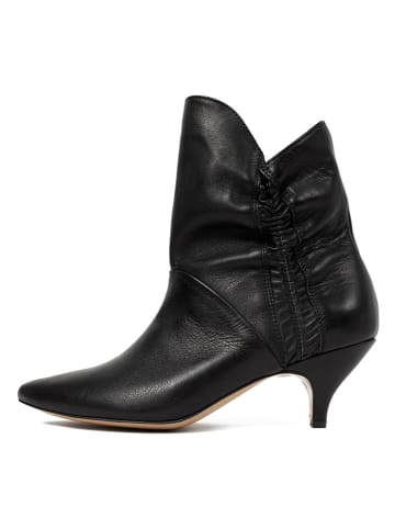 loft37 Leder-Stiefeletten "Make Me Like You" in Schwarz