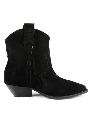 loft37 Leder-Boots "New Sombody Else" in Schwarz