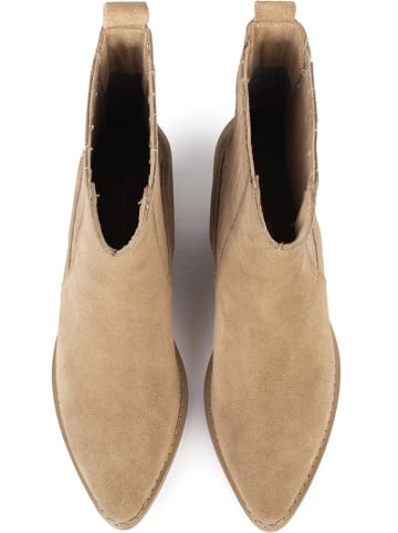 loft37 Leder-Cowboy-Boots "Reckless Life" in Beige