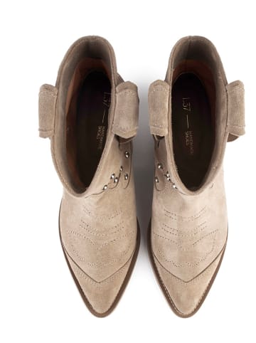 loft37 Leder-Cowboy-Boots "Texas" in Beige