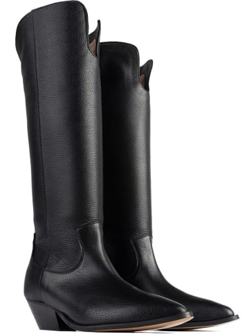 loft37 Leder-Stiefel "If You Believe" in Schwarz