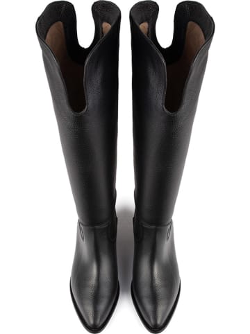 loft37 Leder-Stiefel "If You Believe" in Schwarz