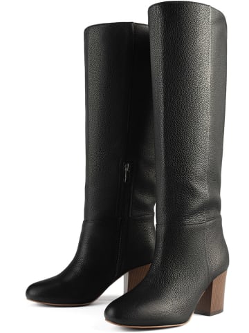 loft37 Leder-Stiefel "New Super Nova" in Schwarz