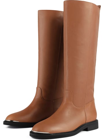 loft37 Leder-Stiefel "Walk The Line" in Hellbraun