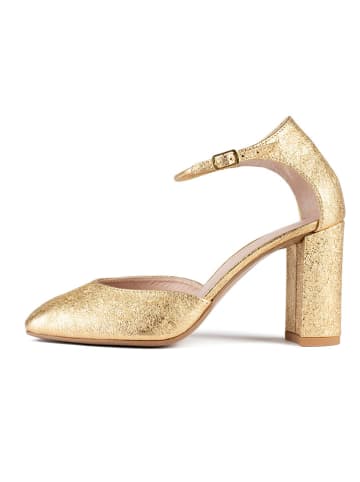loft37 Leder-Pumps "East Of The Sun" in Gold