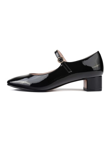 loft37 Leder-Pumps "Fall In Love" in Schwarz