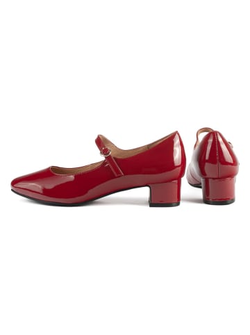 loft37 Leren pumps "Fall In Love" rood