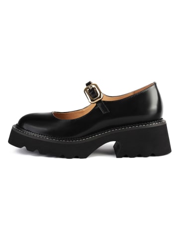loft37 Leder-Pumps "Four Seasons" in Schwarz