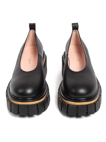 loft37 Leren pumps "Slow Down Baby" zwart