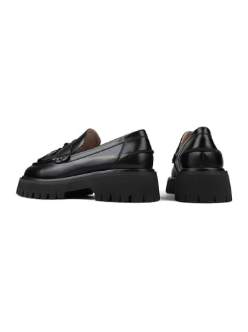 loft37 Leder-Mokassins "Something Good" in Schwarz