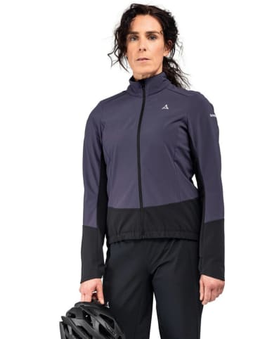 Schöffel Fahrradjacke "Grimaldo" in Lila/ Schwarz
