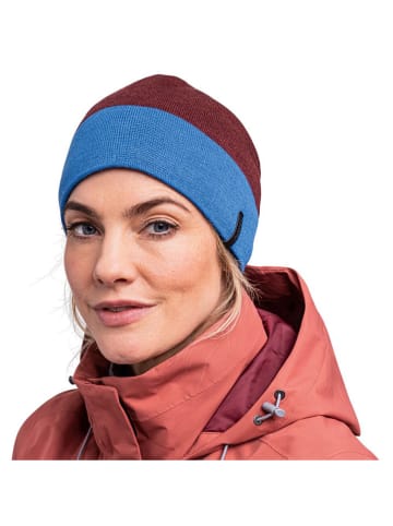 Schöffel Muts "Schattwald" bordeaux/blauw