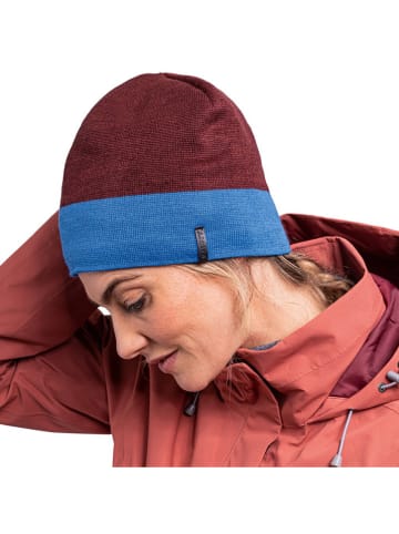 Schöffel Muts "Schattwald" bordeaux/blauw