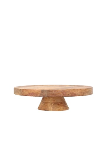 Homla Etagere ''Sjal Mango'' in Hellbraun - (H)7 x Ø 25 cm