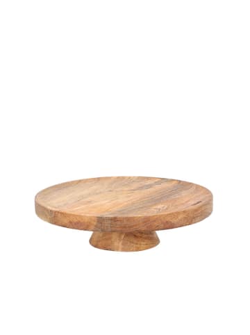 Homla Etagere ''Sjal Mango'' in Hellbraun - (H)7 x Ø 25 cm