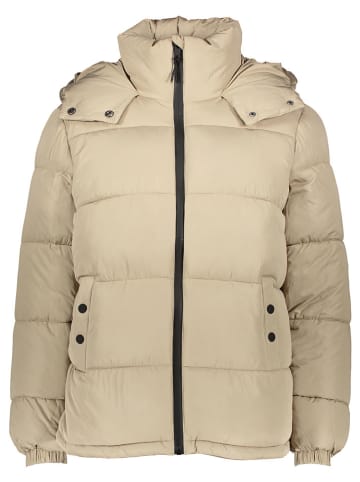 JDY Doorgestikte jas beige