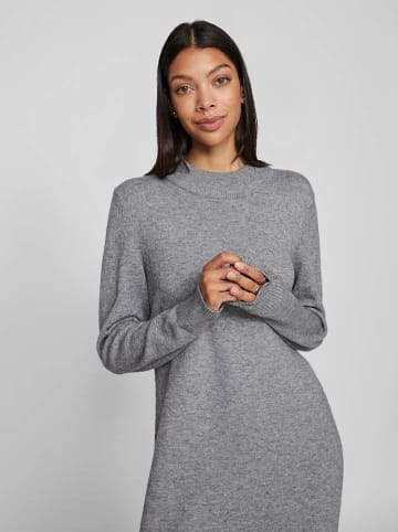 Vila Strickkleid in Grau