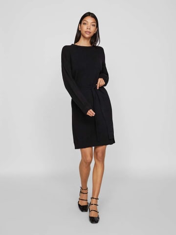 Vila Strickkleid in Schwarz