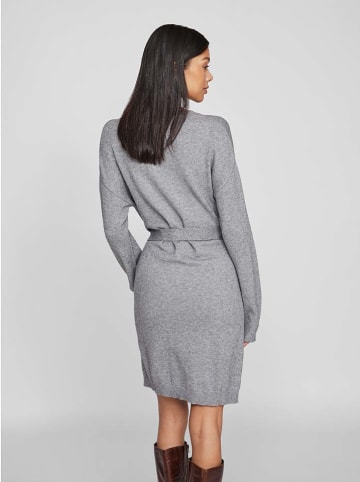 Vila Strickkleid in Grau