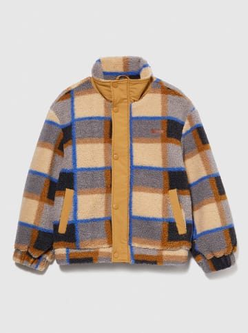 Sisley Fleece vest oranje/blauw