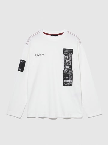 Sisley Longsleeve wit/zwart