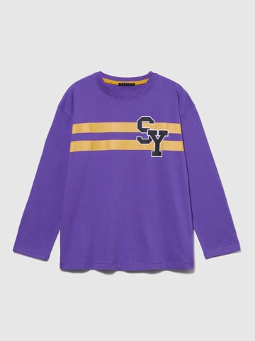 Sisley Longsleeve lila/geel