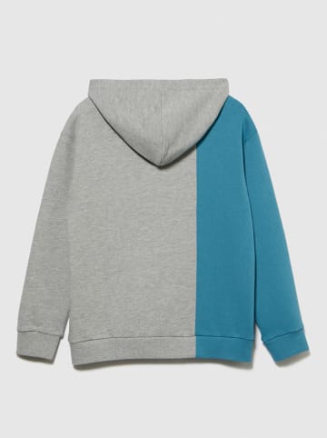 Sisley Hoodie in Blau/ Grau