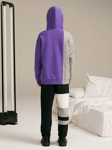 Sisley Hoodie grijs/lila