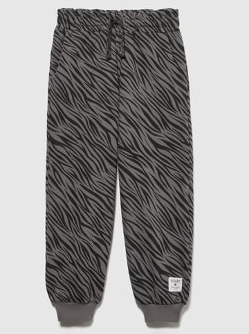 Sisley Sweathose in Schwarz/ Grau