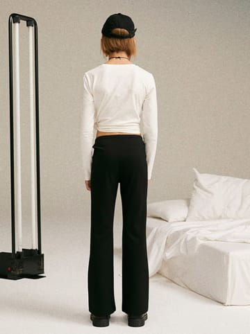 Sisley Longsleeve wit/zwart