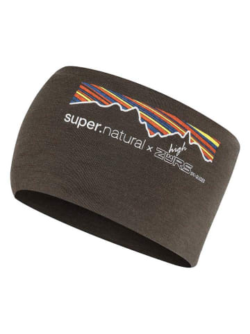 super.natural Stirnband "HZSG Logo" in Braun