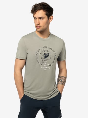 super.natural Shirt "Juho's Finest" kaki