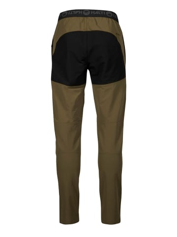 Halti Funktionshose "Pallas II Warm" in Khaki/ Schwarz