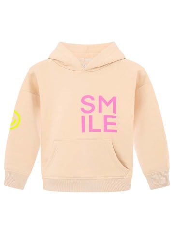 Zwillingsherz Hoodie "Alissa" abrikooskleurig/lichtroze