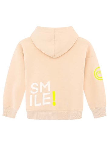Zwillingsherz Hoodie "Alissa" abrikooskleurig/lichtroze