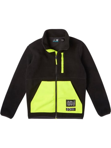 O'Neill Fleecejacke "Progressive" in Schwarz/ Neongrün