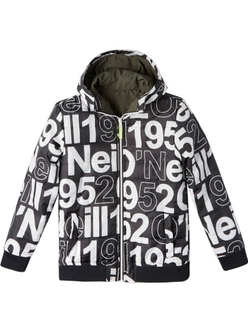 O'Neill Wende-Funktionsjacke "Reversible" in Khaki/ Schwarz/ Weiß