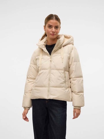 Vero Moda Kurtka pikowana w kolorze beżowym